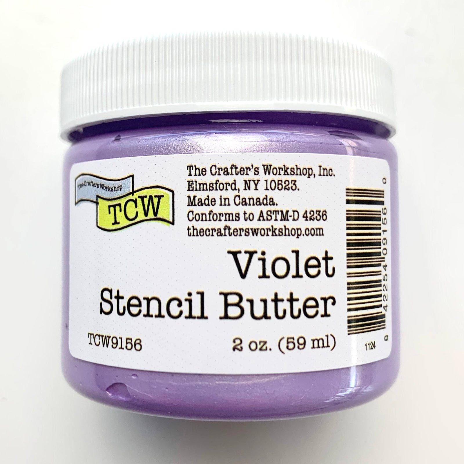 The Crafters Workshop - Stencil Butter - Violet 2oz.